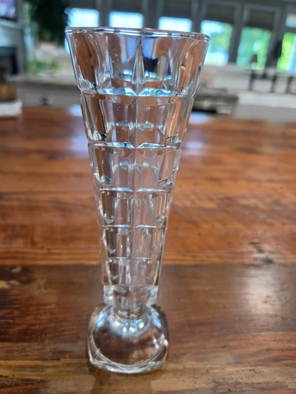 Cristal d'Arques 24% Genuine Lead Crystal Bud Vase Made In France 6 3/4